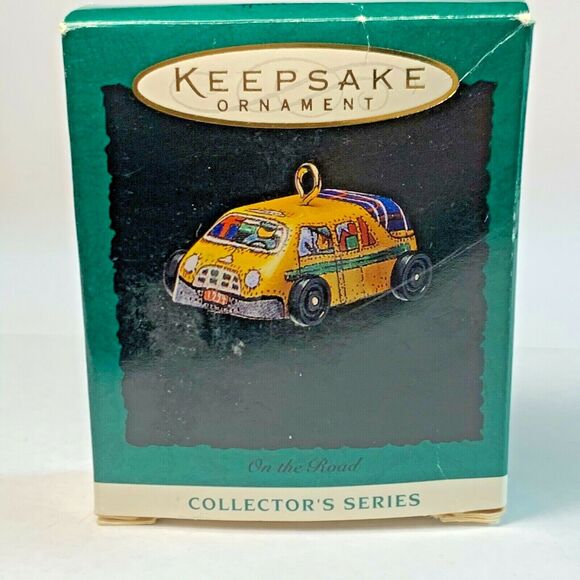 Hallmark KeepSake Miniature Ornament Series On the Road #2 Pressed Tin 1994 - Picture 2 of 10